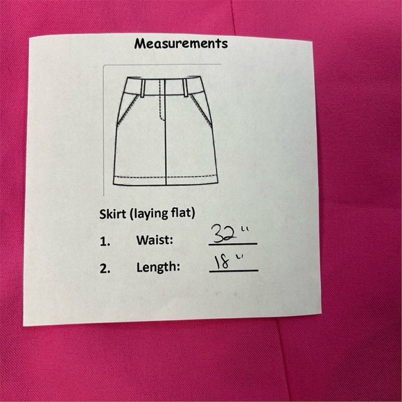 EP Women's Skort Size 6 Pink Short Casual Stretch Pockets - Picture 10 of 10